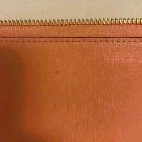 Furla Pink Orange Sunset Leather Wallet - Picture 9 of 17